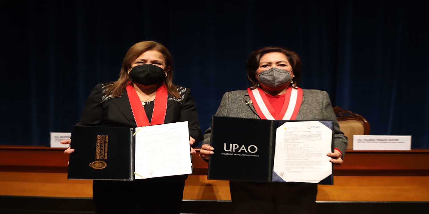 UPAO suscribió primer convenio descentralizado con Ministerio Público - Para desarrollar actividades académicas y de investigación