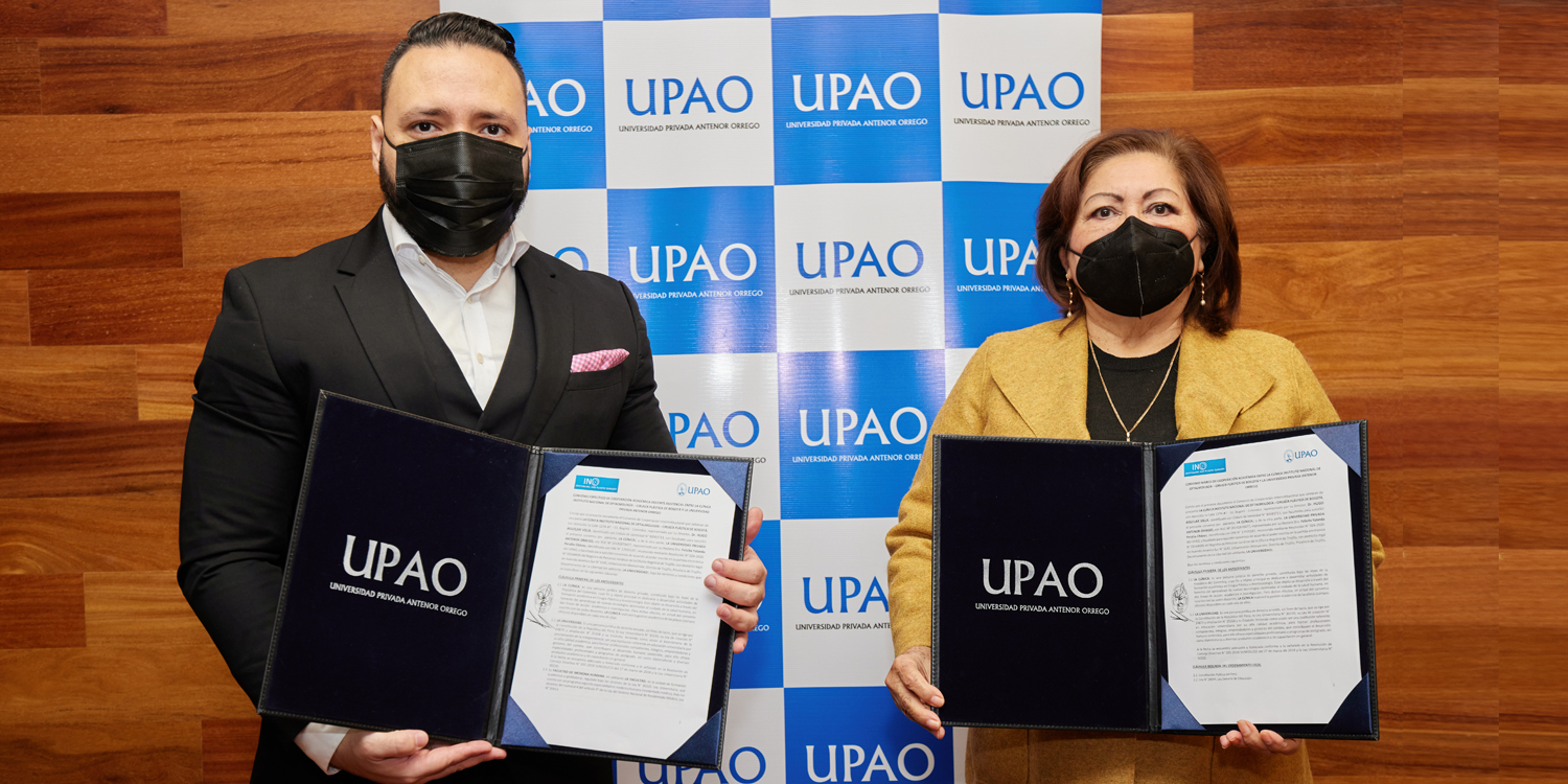 UPAO suscribe convenio de cooperación académica con importante institución de Colombia - Es la clínica Instituto de Oftalmología-Cirugía Plástica de Bogotá