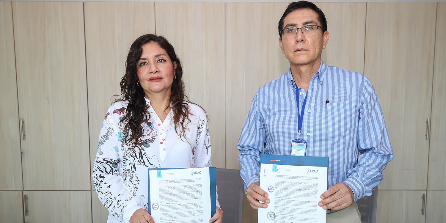 UPAO suscribe convenios con las redes  de Salud de Sánchez Carrión y Chepén - En beneficio de sus estudiantes y egresados de Medicina Humana, Psicología, Estomatología, Enfermería y Obstetricia.