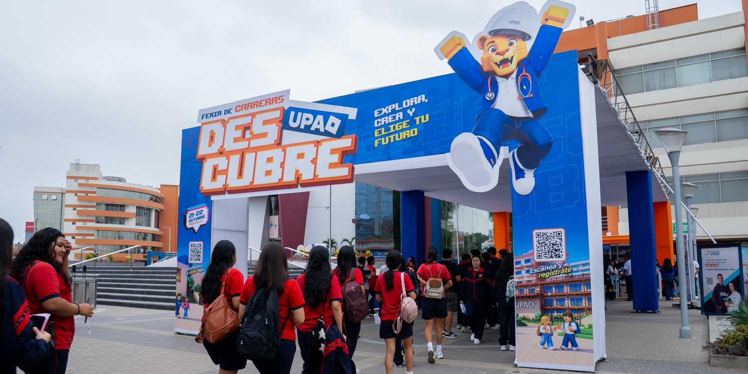 Estudiantes de colegios disfrutaron Descubre UPAO 2026 y vivieron experiencias de vocación profesional - Feria de carreras profesionales también se realizará en Piura, el 28 y 29 de octubre.